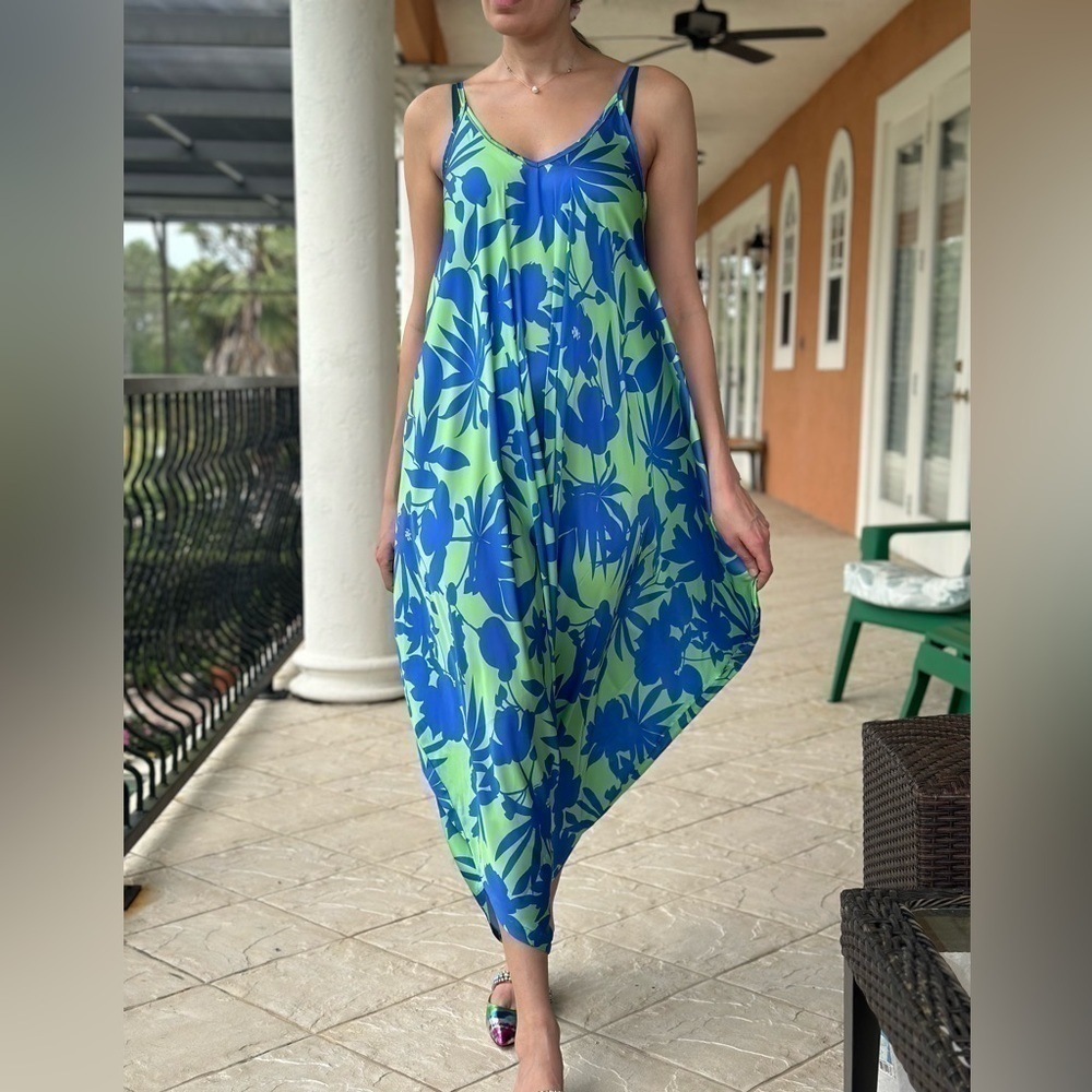 Gypsy Jumpsuit in Premium Floral Silhouette